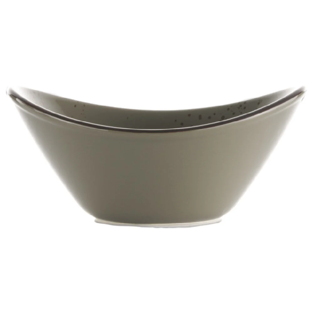 International Tableware SH-922-GS 12 Oz Bowl 6-1/2 Inch Oval Green Smoke Reactive Glaze International Tableware SH-922-GS 12 Oz Bowl 6-1/2 Inch Oval Green Smoke Reactive Glaze
