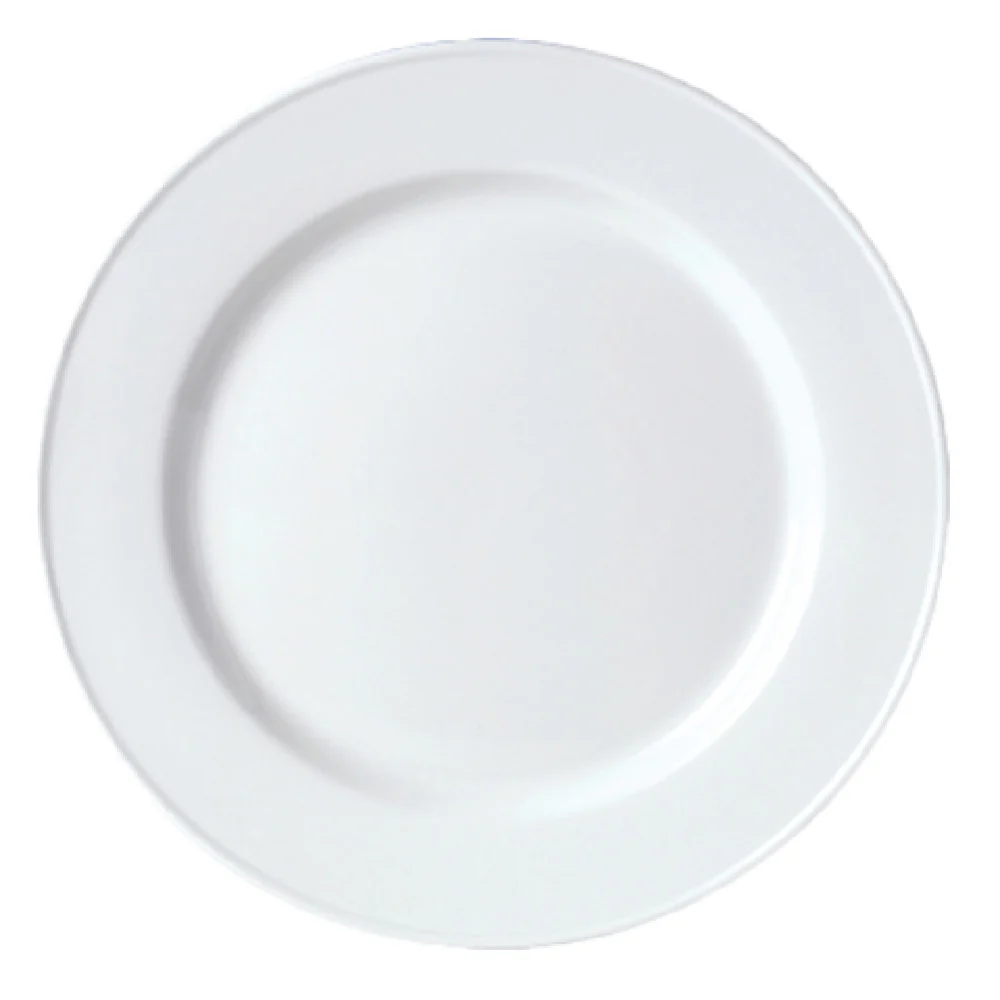 Steelite 11010210 10 Inch Slimline Plate Round Alumina Vitrified China