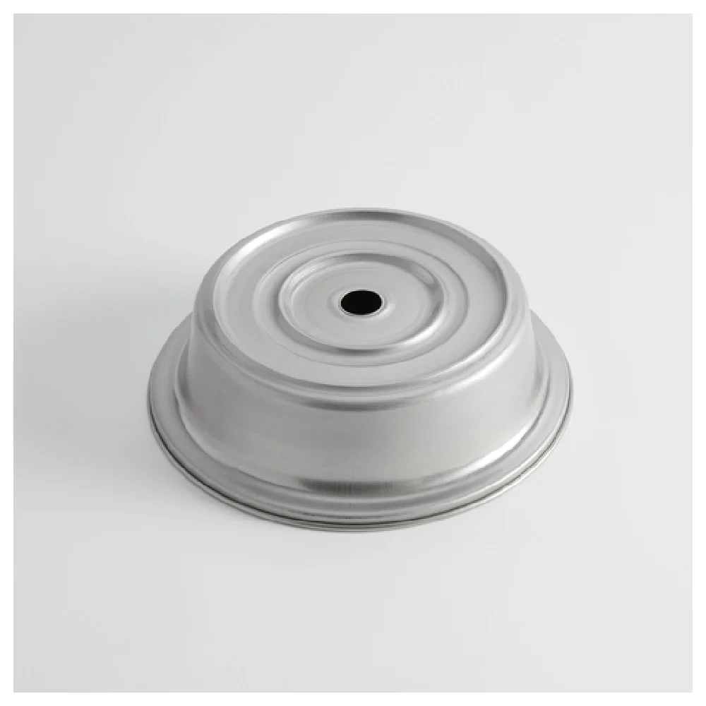American Metalcraft PC0875S 8-3/8 to 8-13/16 Inch Plate Cover Round Stainless Steel with Stand