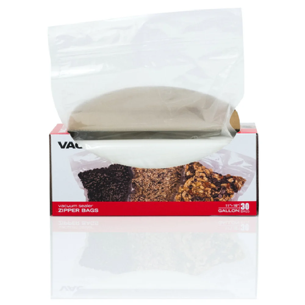 VacMaster 948503 11 Inch Full Mesh Zipper Vacuum Seal Bags with Patented Mesh Technology VacMaster 948503 11 Inch Full Mesh Zipper Vacuum Seal Bags with Patented Mesh Technology