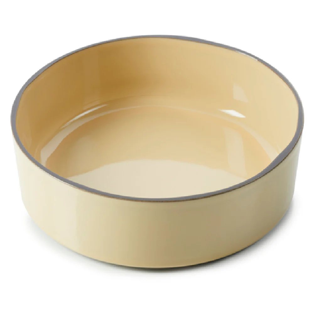 Revol 655032 6-3/4 Inch Gourmet Plate 27 Oz Round Porcelain Nutmeg Revol 655032 6-3/4 Inch Gourmet Plate 27 Oz Round Porcelain Nutmeg
