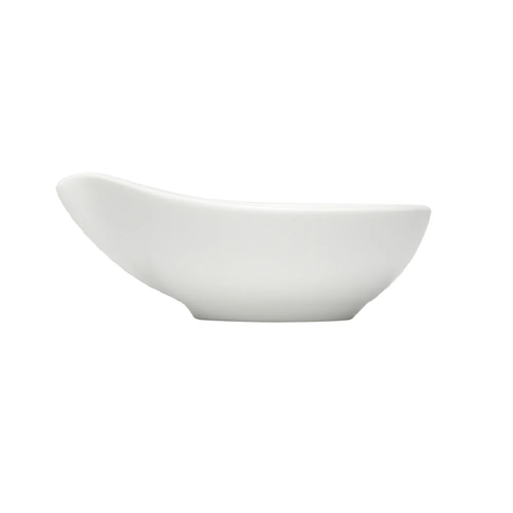 Libbey 9826109 1-3/8 Oz Oval Bowl Dishwasher Safe Porcelain 3-1/2 Inch