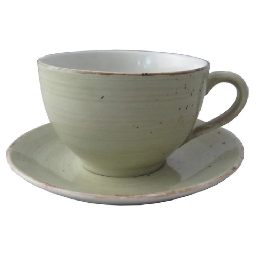 Tableware Solutions USA 51RUS038-02 7-3/4 Oz Cappuccino Cup Light Green China