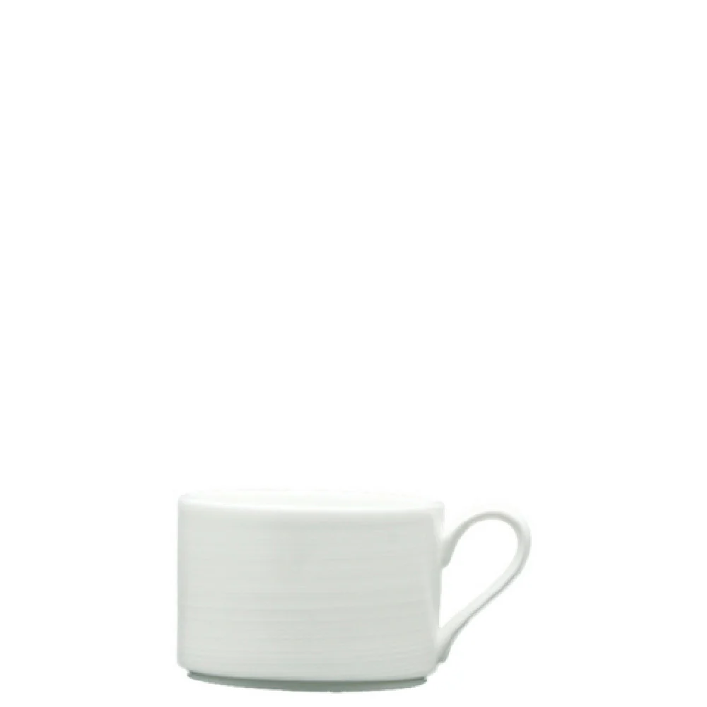 Fortessa HBW-SPIR-857 8 Oz Cup China Dishwasher Microwave Oven Safe White