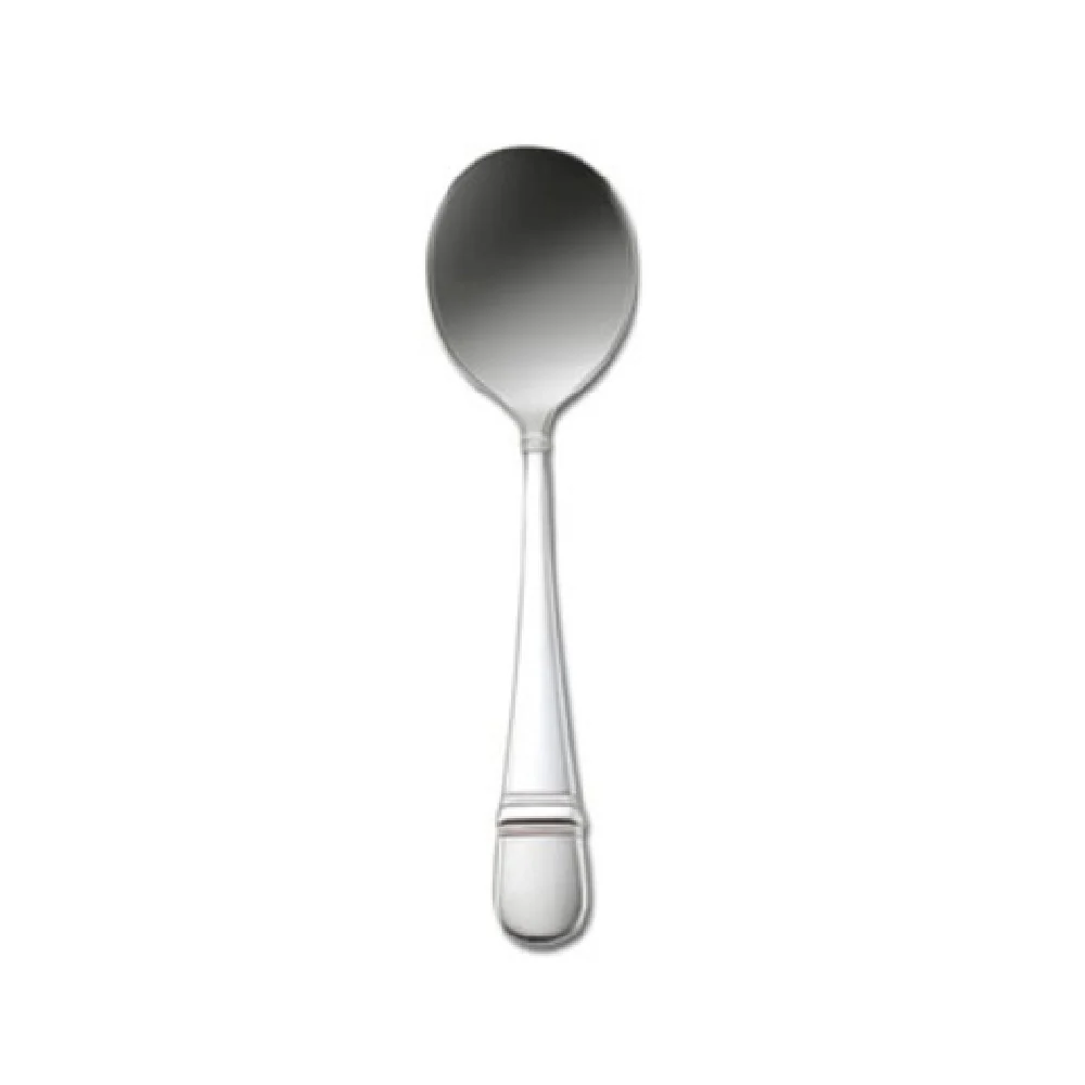 1880 Hospitality T119SRBF 6-3/4 Inch Soup Spoon Round Bowl Banded Handle 18/10 Stainless Steel