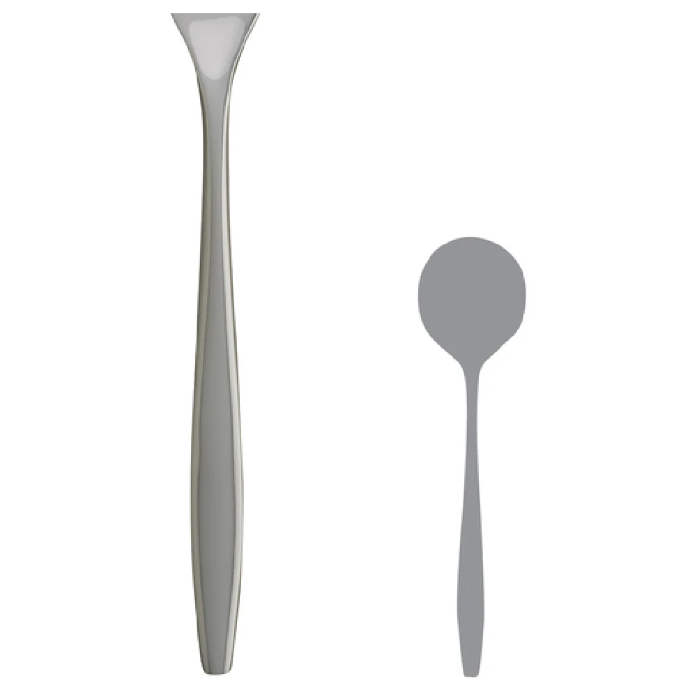 Steelite 5718SX002 6-1/2 Inch Bouillon Soup Spoon Oval Bowl 18/0 Stainless Steel