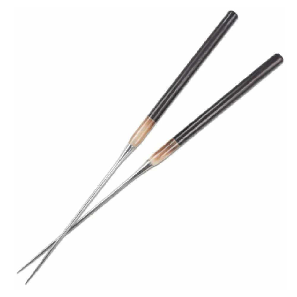 JB Prince UA127 11.75 Inch Forged Chopsticks Moribashi Ebony Wood Handle JB Prince UA127 11.75 Inch Forged Chopsticks Moribashi Ebony Wood Handle