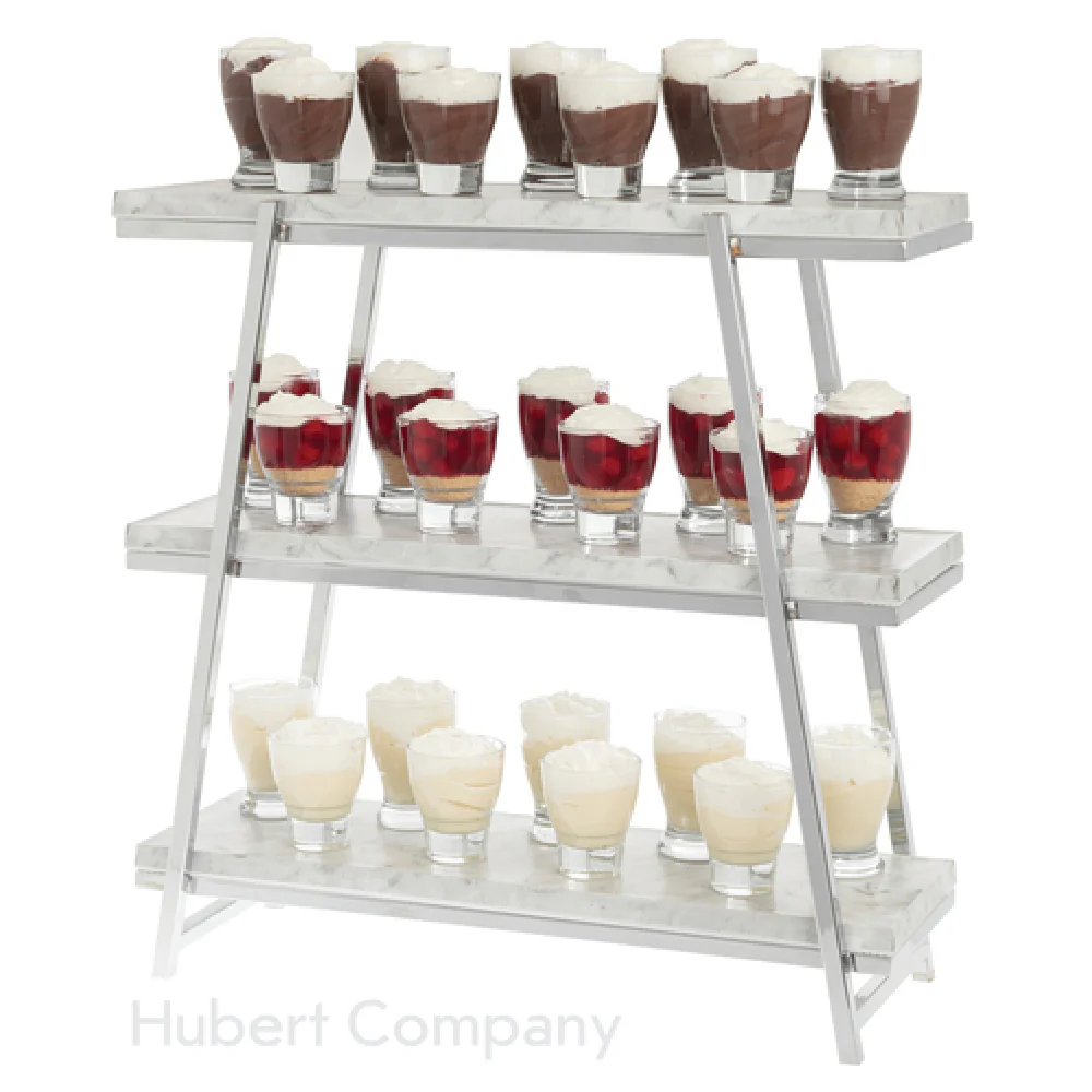 Hubert 10986 Cerve Collection Shelf Display 3-tier 20-7/8 Hubert 10986 Cerve Collection Shelf Display 3-tier 20-7/8