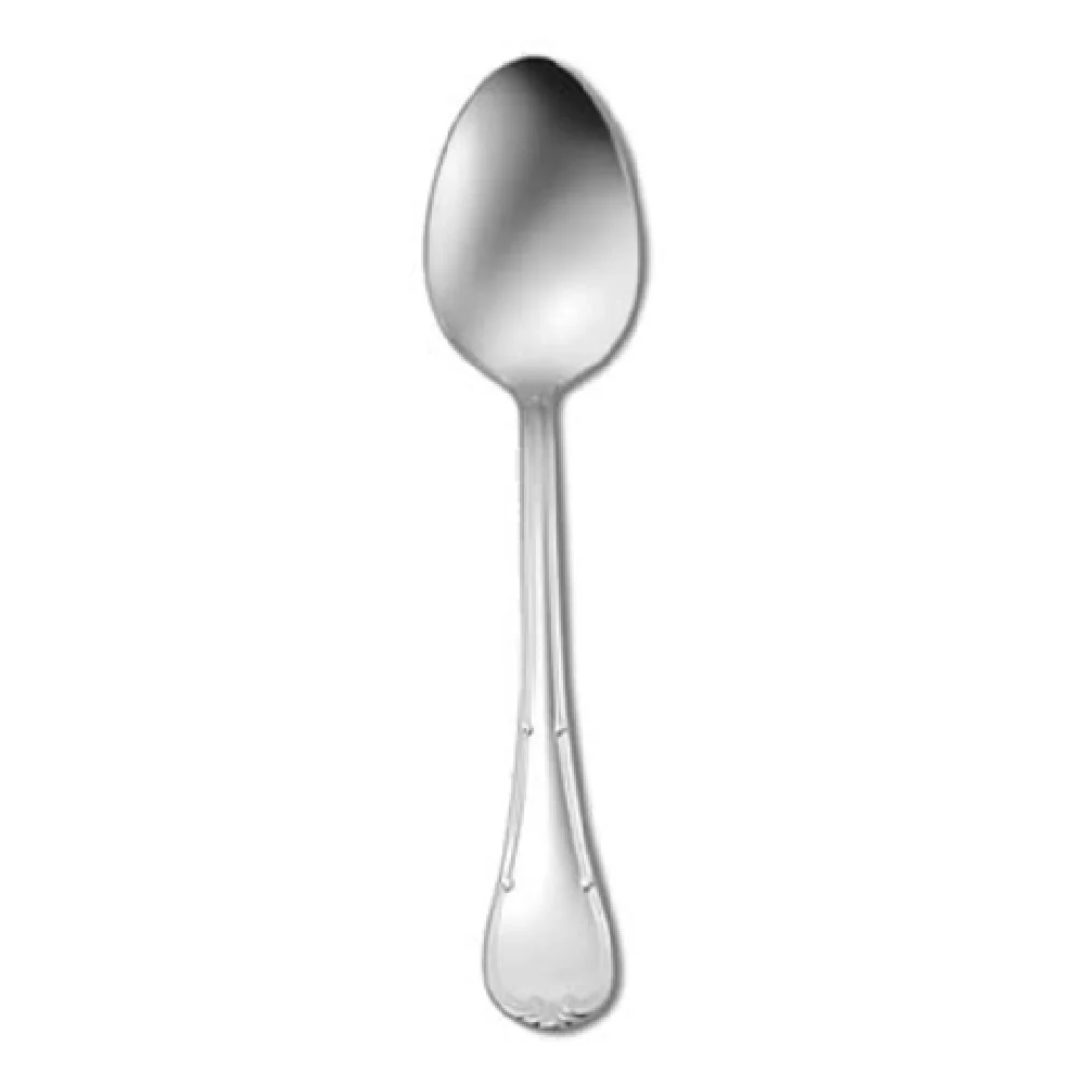 1880 Hospitality B022SDEF 7 Inch Oval Bowl Soup Dessert Spoon Scrolled Border 18/0 Stainless Steel