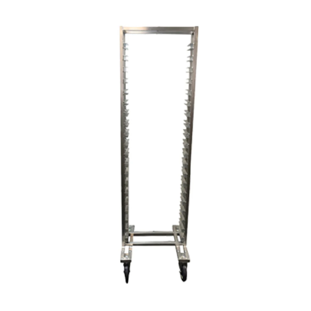 Channel LPNB-12 20 Inch Bun Pan Rack Aluminum Nesting with Swivel Casters