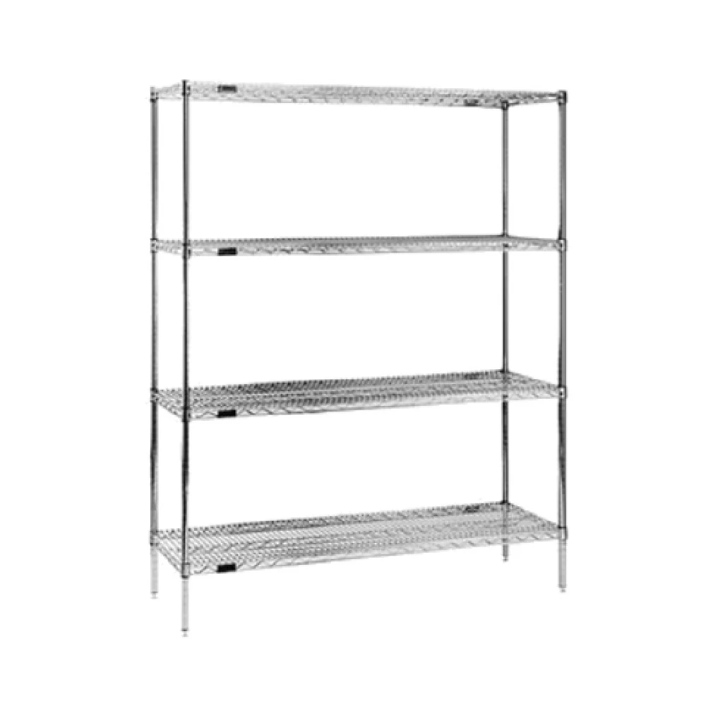 Eagle 2448C74-5 48 Inch 5-tier Shelving Unit Wire Chrome Finish with QuadTruss Design Eagle 2448C74-5 48 Inch 5-tier Shelving Unit Wire Chrome Finish with QuadTruss Design