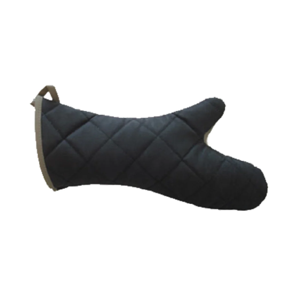 John Ritzenthaler Company 2PX27BKBK 17 Inch Elbow Length Oven Mitt Pyrotex and Kevlar Black