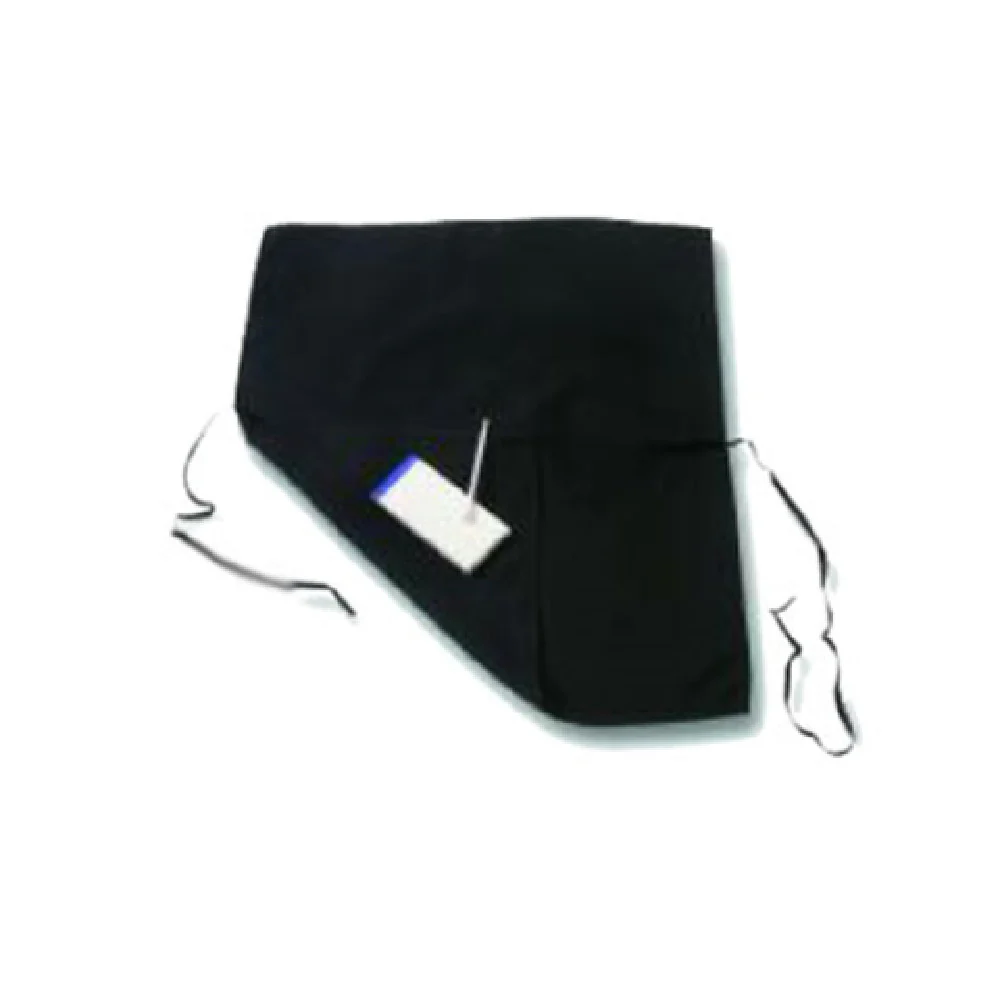 John Ritzenthaler Company 603FWPS-BK 28 Inch Waist Apron Black Polyester