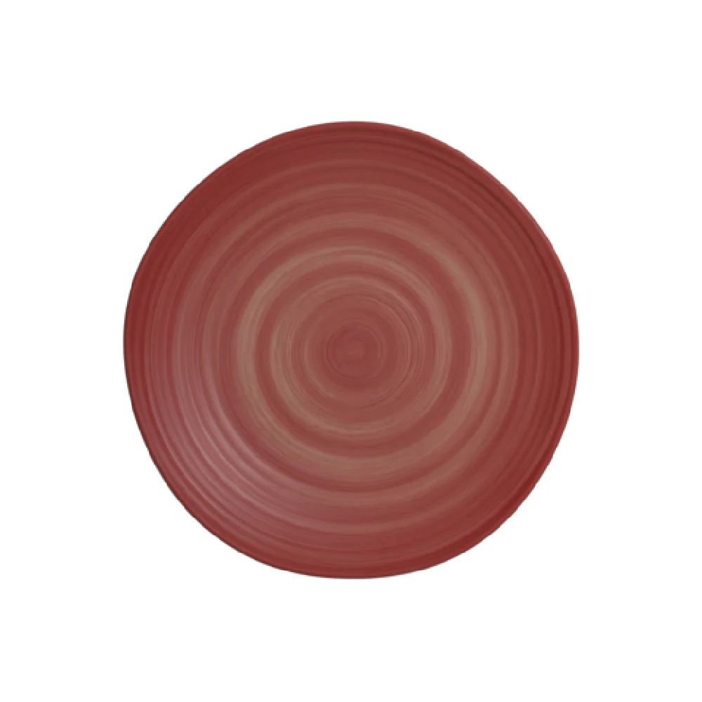 Steelite 7125TM073 6.5 Inch Round Plate with Coral Finish Melamine