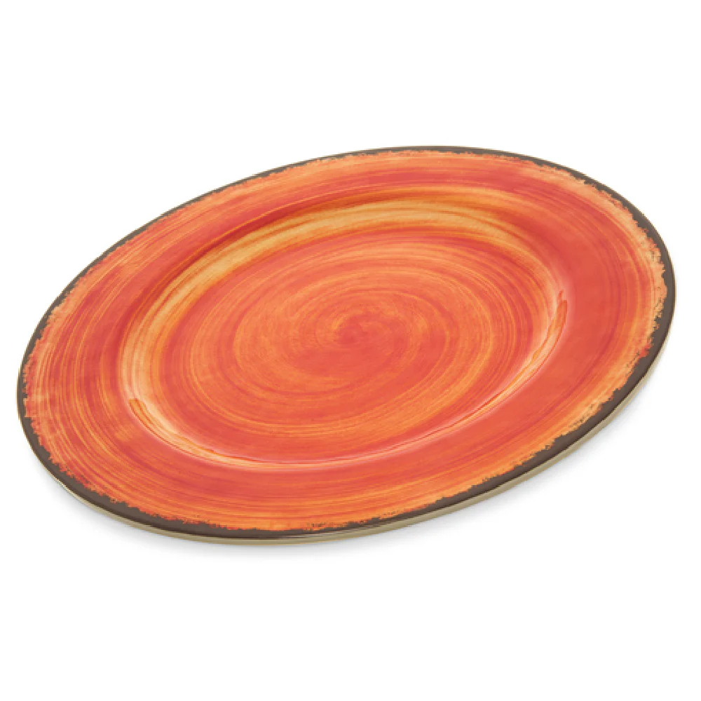 Carlisle 5400152 11 Inch Diameter Plate Melamine Swirl Design BPA Free Carlisle 5400152 11 Inch Diameter Plate Melamine Swirl Design BPA Free