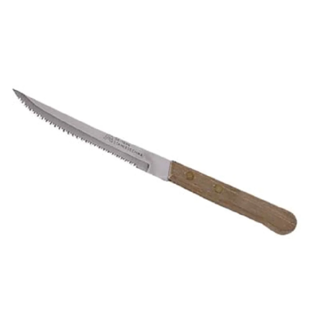 Admiral Craft SK-16HG 4-5/8 Inch Blade 8-3/8 Inch Overall Steak Knife Wood Handle