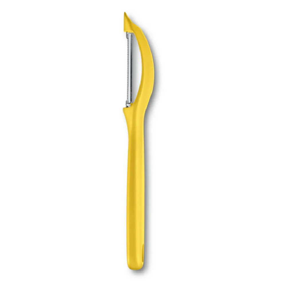 Victorinox 7.6075.8 6-3/4 Inch Serrated Edge Vegetable Peeler Ergonomic Plastic Yellow Victorinox 7.6075.8 6-3/4 Inch Serrated Edge Vegetable Peeler Ergonomic Plastic Yellow