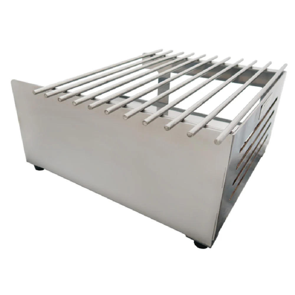 Hollowick CM-CVR 14-1/4 Inch Butane Stove Cover with Removable Grate Stainless Steel Polished Finish