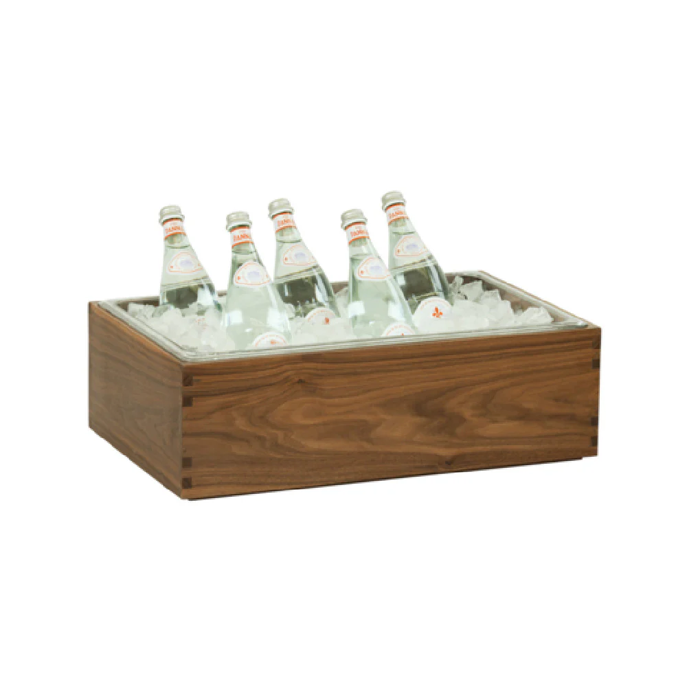 Cal Mil 23184-12-78 21 Inch Ice Display Wood Walnut with Sydney Housing