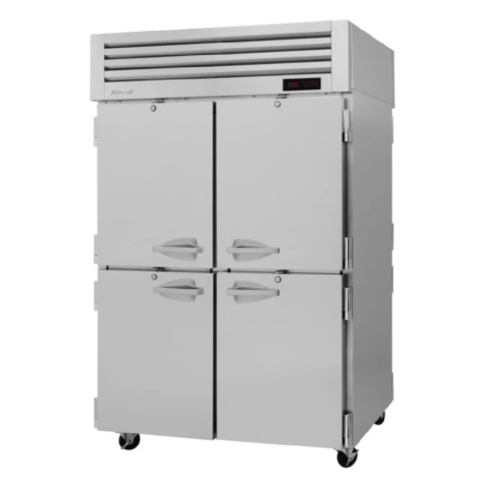 Turbo Air PRO-50-4H-SG-PT 51-3/4 Inch Pass-thru Heated Cabinet Two-section Stainless Steel