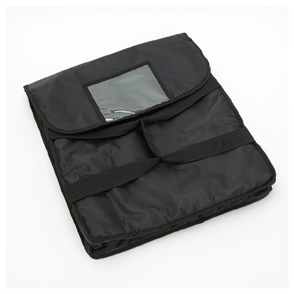 American Metalcraft BLDX2005 20 Inch Nylon Pizza Delivery Bag Black with Heavy Duty Design