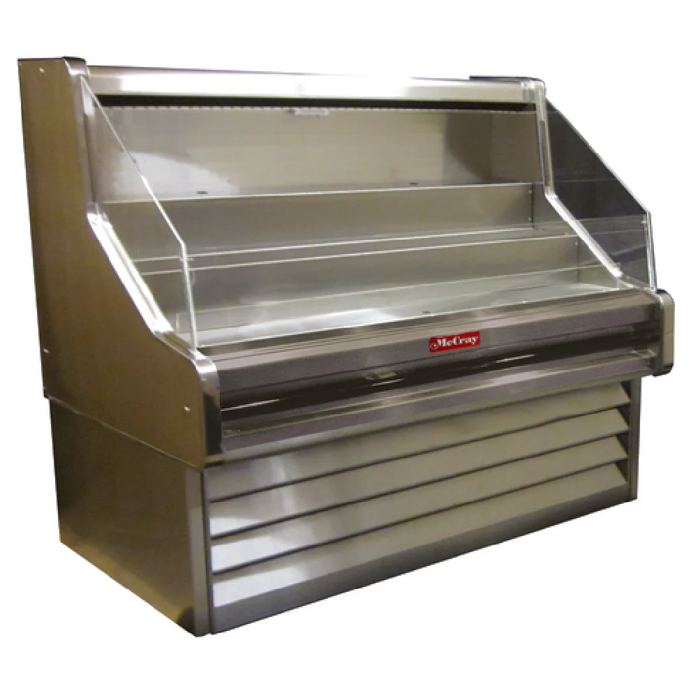 Howard-McCray SC-OS30E-4-S-LED 51 Inch Open Refrigerated Display Stainless Steel with LED Lighting Howard-McCray SC-OS30E-4-S-LED 51 Inch Open Refrigerated Display Stainless Steel with LED Lighting