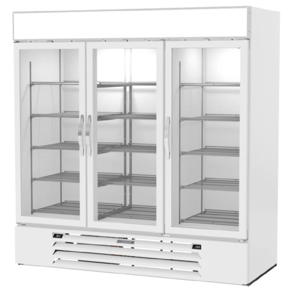 Beverage Air MMRF72HC-1-C-WW 75-Inch Commercial Refrigerator Freezer Merchandiser 44.85 cu ft and 19.62 cu ft 3 Section Beverage Air MMRF72HC-1-C-WW 75-Inch Commercial Refrigerator Freezer Merchandiser 44.85 cu ft and 19.62 cu ft 3 Section