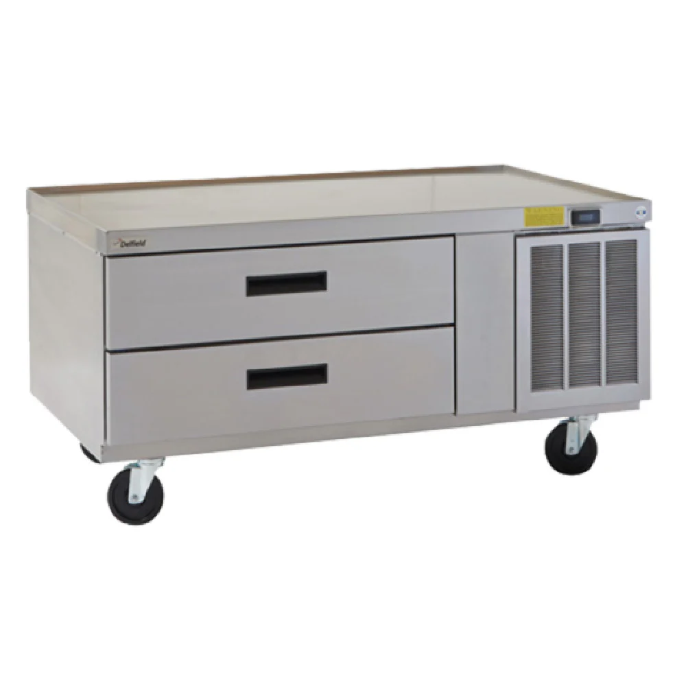 Delfield F2956CP 56-1/4 Inch Refrigerated Equipment Stand with 2 Drawers Stainless Steel