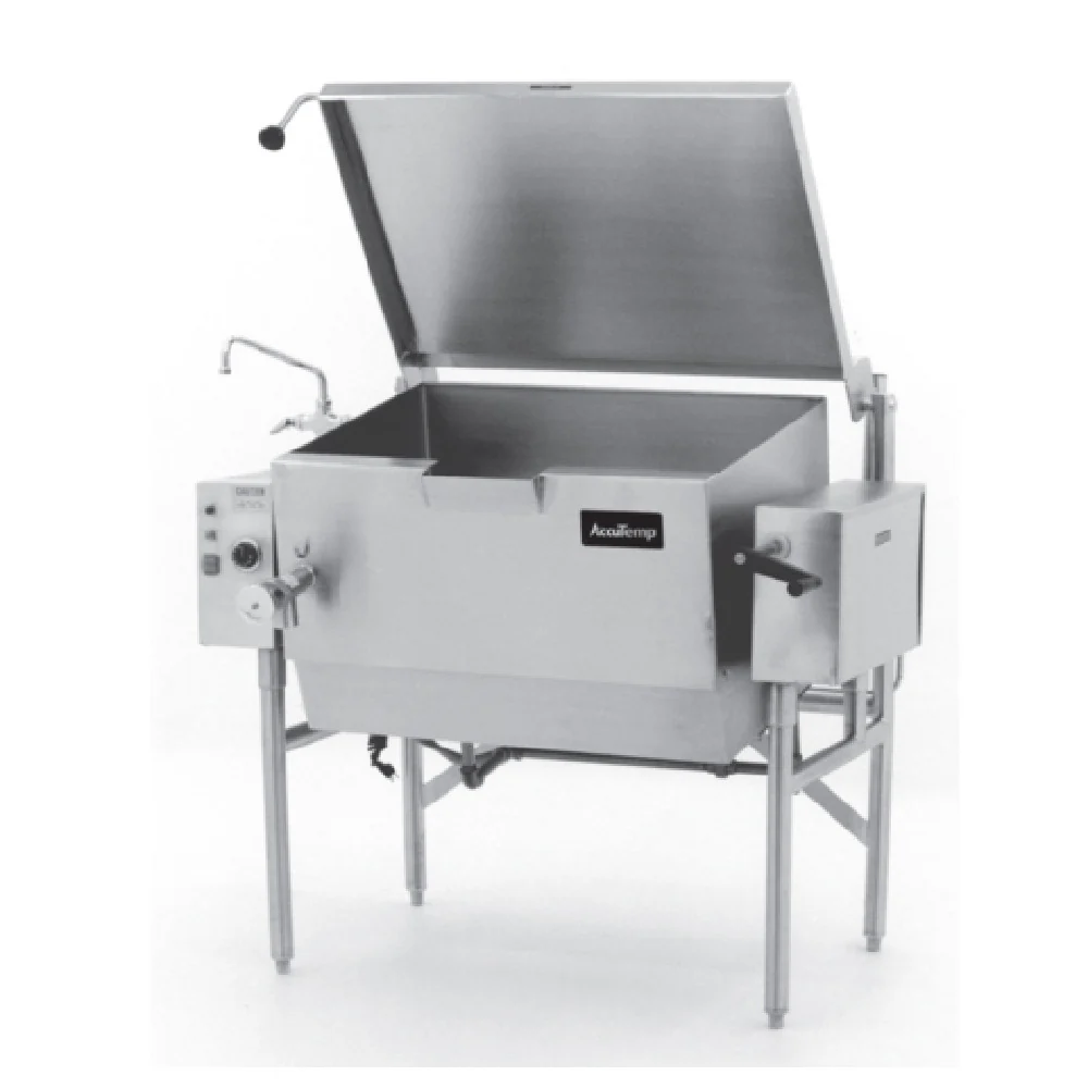 AccuTemp ALTGSE-30 46 Inch Manual Tilt Gas Tilting Skillet Stainless Steel 90000 BTU AccuTemp ALTGSE-30 46 Inch Manual Tilt Gas Tilting Skillet Stainless Steel 90000 BTU