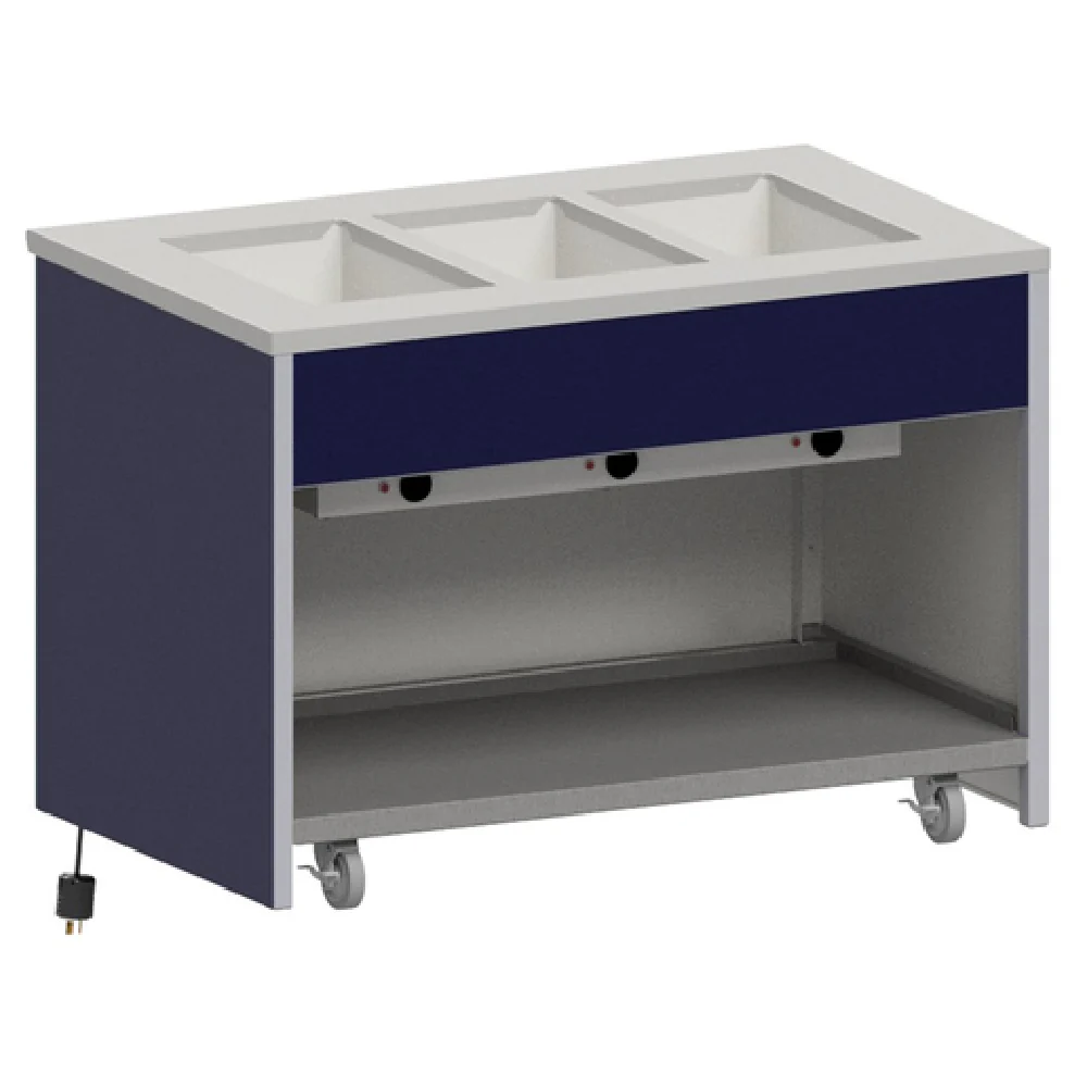 Atlas Metal INFIH-3 50-1/4 Inch Mobile Hot Food Unit Electric Open Cabinet Base Atlas Metal INFIH-3 50-1/4 Inch Mobile Hot Food Unit Electric Open Cabinet Base