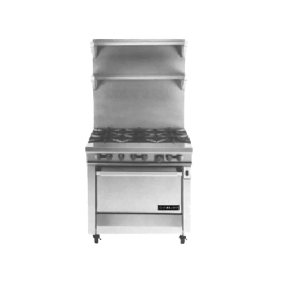 Garland M43R_LP 34 Inch Gas Range with Standard Oven and 6 Burners 184000 BTU Garland M43R_LP 34 Inch Gas Range with Standard Oven and 6 Burners 184000 BTU