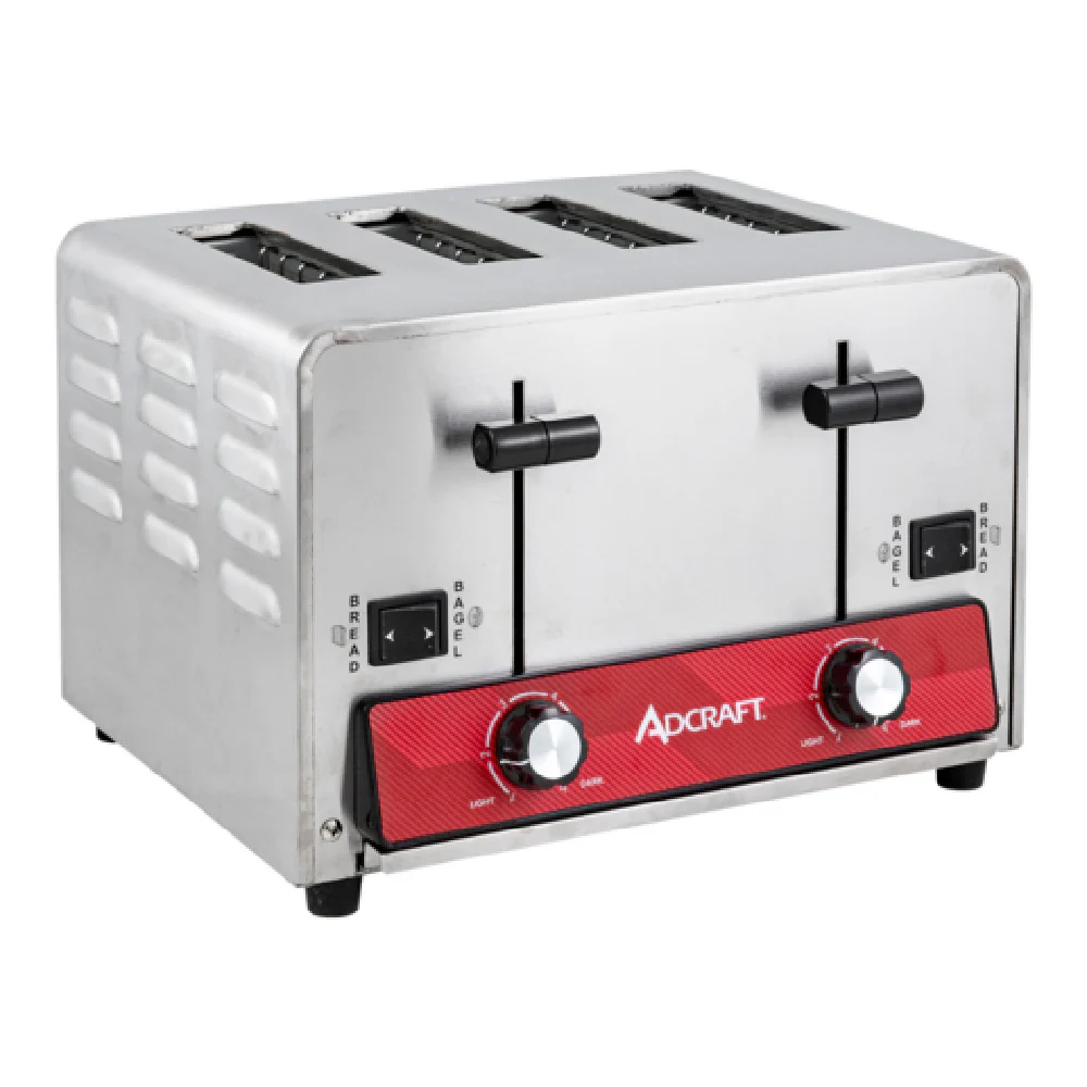 Admiral Craft PUT1800HD Adcraft Commercial Toaster Heavy Duty 4-Slice