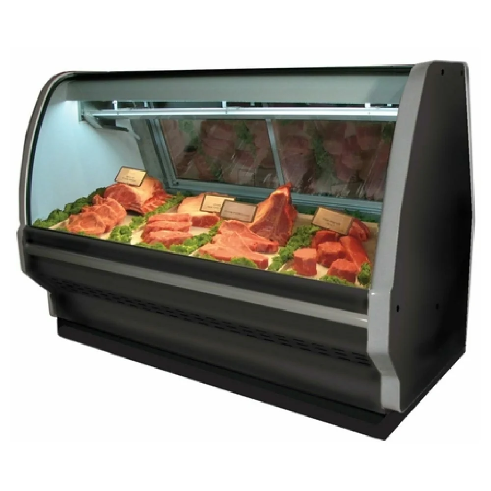 Howard-McCray R-CMS40E-8C-BE-LED 99-1/2 Inch Red Meat Service Case with Humidity Coil 2800 BTU Howard-McCray R-CMS40E-8C-BE-LED 99-1/2 Inch Red Meat Service Case with Humidity Coil 2800 BTU
