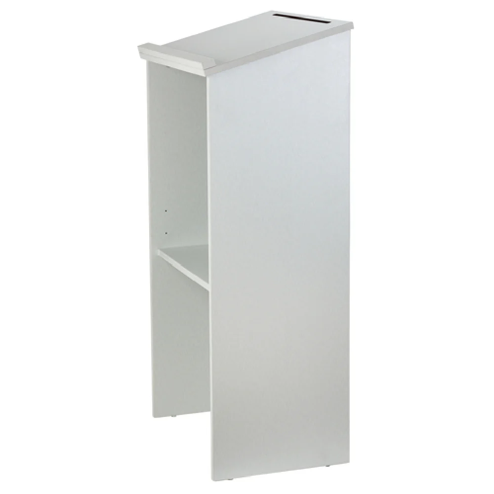 Alpine Industries ADI661-01-SIL 23 Inch Podium Lectern Floor Model Wood Silver Finish Alpine Industries ADI661-01-SIL 23 Inch Podium Lectern Floor Model Wood Silver Finish
