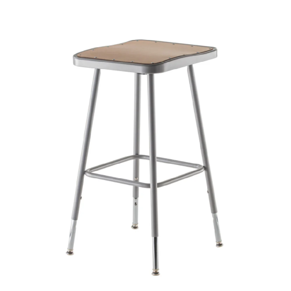 National Public Seating 6324H 14 Inch Heavy Duty Steel Bar Stool with Foot Ring National Public Seating 6324H 14 Inch Heavy Duty Steel Bar Stool with Foot Ring