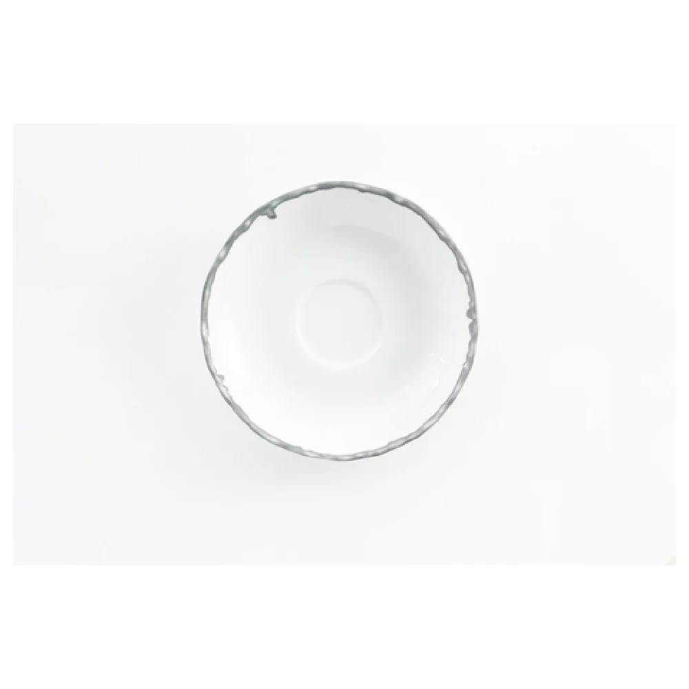 BauscherHepp 456919-380399 5-5/8 Inch Diameter Round Saucer Porcelain Cosy Cottage Grey BauscherHepp 456919-380399 5-5/8 Inch Diameter Round Saucer Porcelain Cosy Cottage Grey