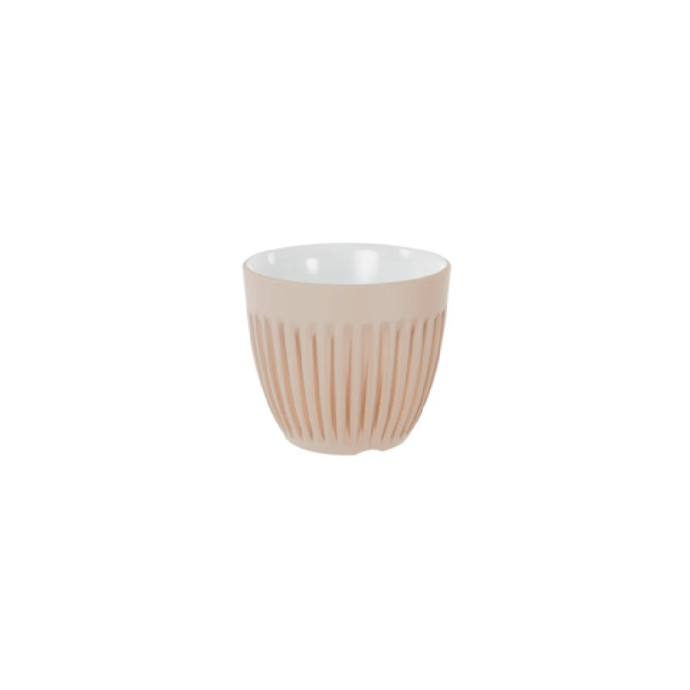 BauscherHepp TCM5019 6.1oz Tea Cup Oat Melamine Ergonomic Handle