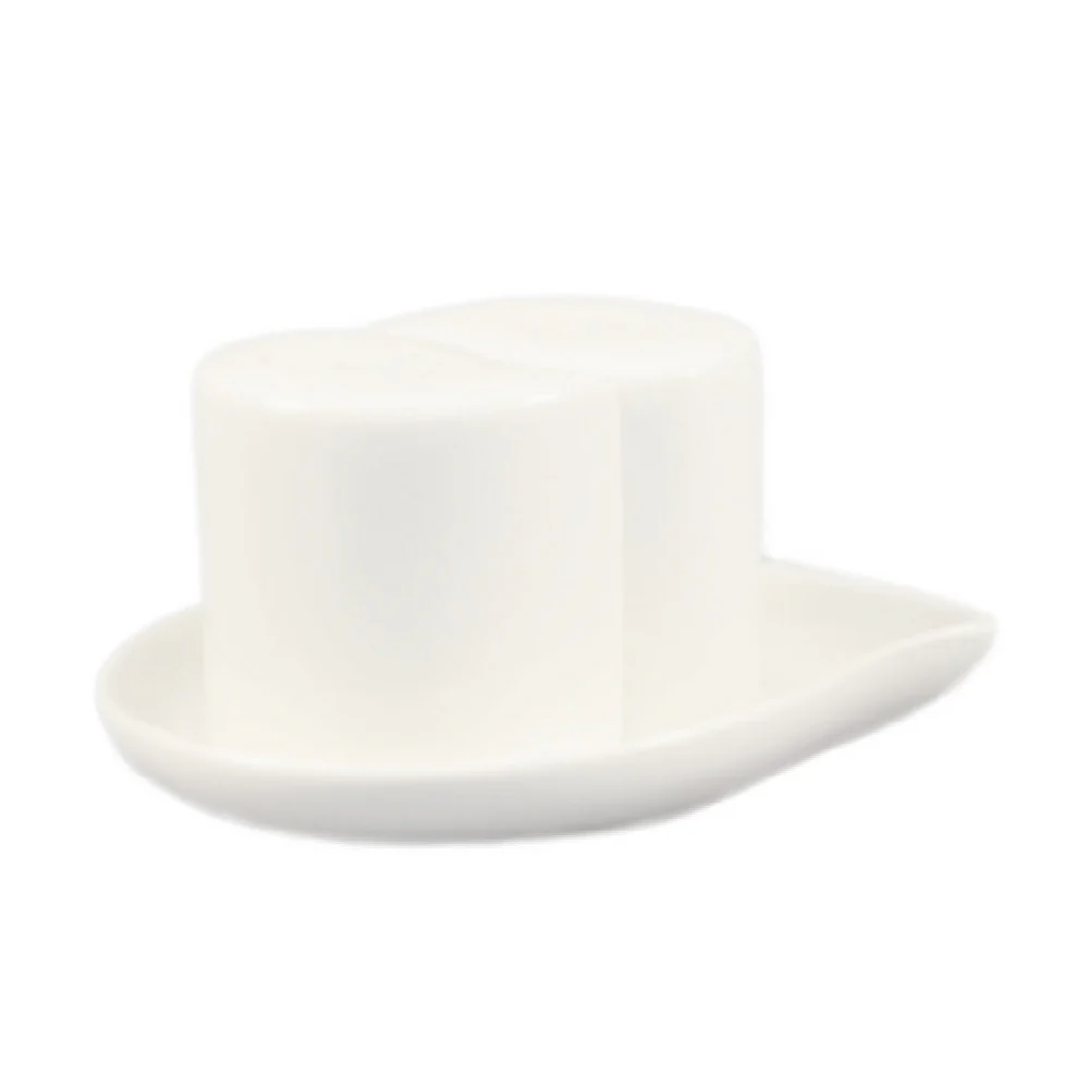 CAC China PSP-3 5-7/8 Inch Goldbook Salt and Pepper Shaker Set Porcelain