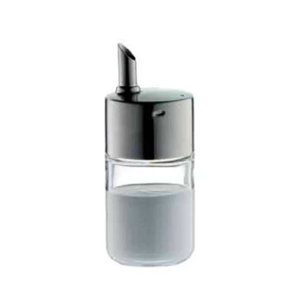 BauscherHepp 06.3660.6040 8-2/5 Oz Cream Dispenser Glass with Stainless Steel Top BauscherHepp 06.3660.6040 8-2/5 Oz Cream Dispenser Glass with Stainless Steel Top