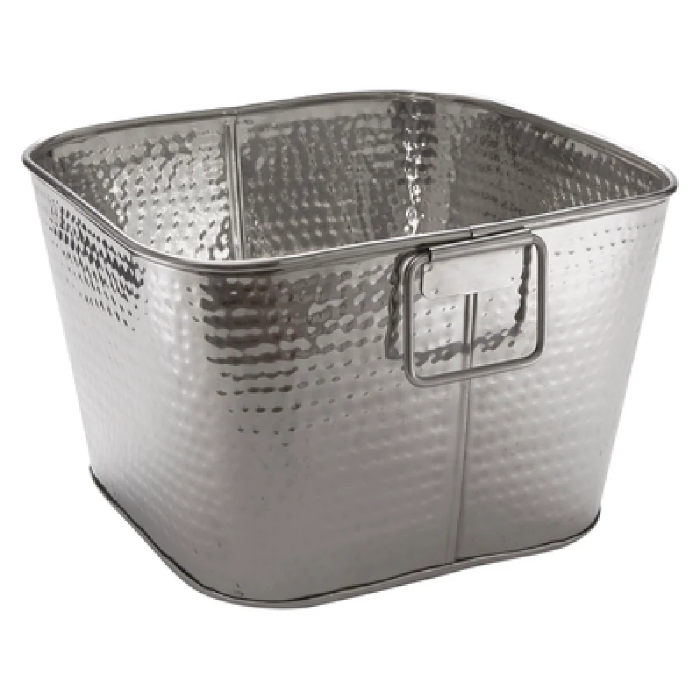American Metalcraft STH14 22-1/2 Quart Beverage and Ice Tub Stainless Steel Hammered Finish American Metalcraft STH14 22-1/2 Quart Beverage and Ice Tub Stainless Steel Hammered Finish