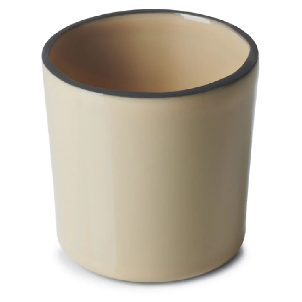 Revol 653856 7-3/4 Oz Cup Round Porcelain Nutmeg Stackable
