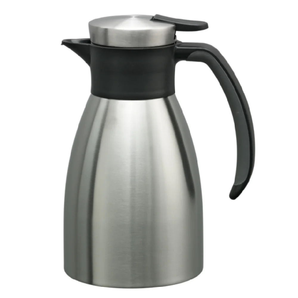 Service Ideas 83706V2 0.6 Liter Vacuum Insulated Carafe Stainless Steel and Black Service Ideas 83706V2 0.6 Liter Vacuum Insulated Carafe Stainless Steel and Black
