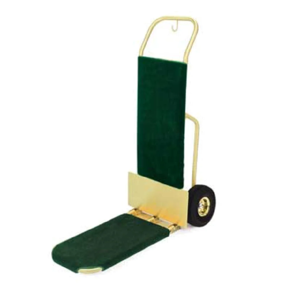 Forbes Industries 1566-CK 29 Inch Bellman's Handtruck Brass Tube with Wrap-around Carpet Kit Forbes Industries 1566-CK 29 Inch Bellman's Handtruck Brass Tube with Wrap-around Carpet Kit