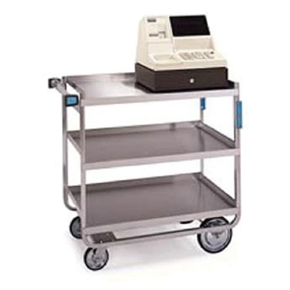 Lakeside 544 38 Inch Utility Cart Open with 3 Shelves Stainless Steel Lakeside 544 38 Inch Utility Cart Open with 3 Shelves Stainless Steel