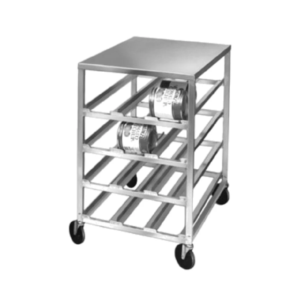 Channel CSR-33MP 26 Inch Mobile Can Rack Heavy-Duty Aluminum Poly Top Channel CSR-33MP 26 Inch Mobile Can Rack Heavy-Duty Aluminum Poly Top