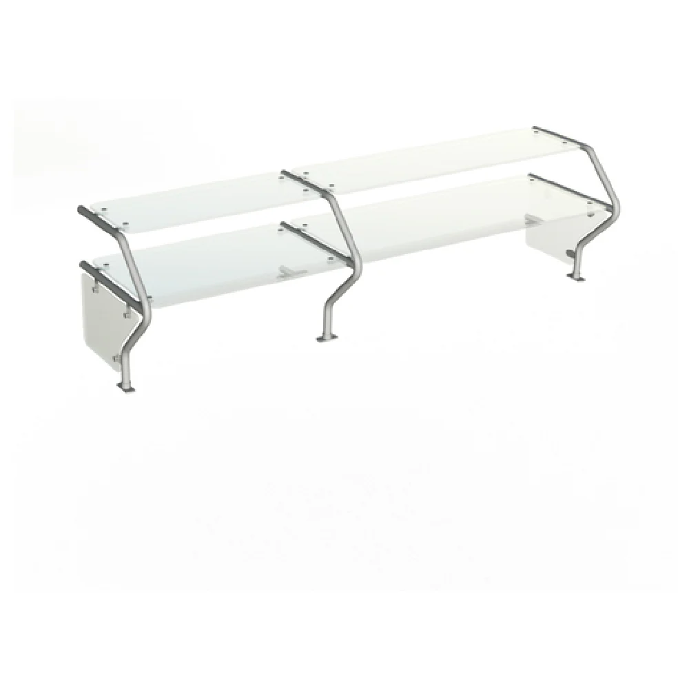 Duke TS482DD-74 73-1/2 Inch Contemporary Food Shield Self-service Sneeze Guard