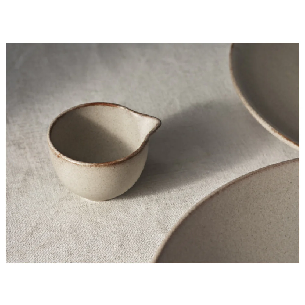 Steelite 6420MY038 3.5 Oz Sauce Jug Wabi Sabi Porcelain White - 1 Dozen