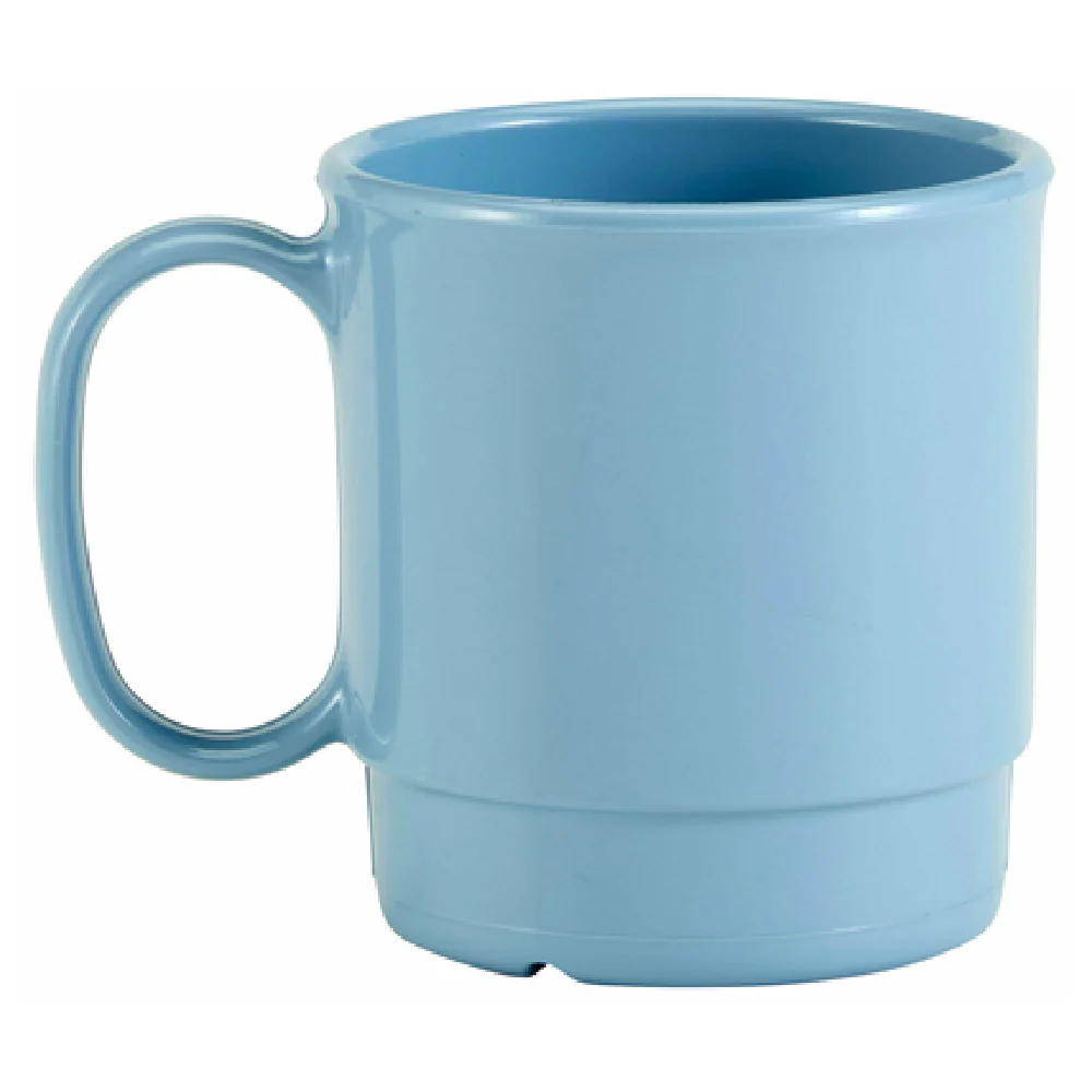 Cambro 75CW401 7-1/2 Oz Cup Camwear Stacking Slate Blue Polycarbonate