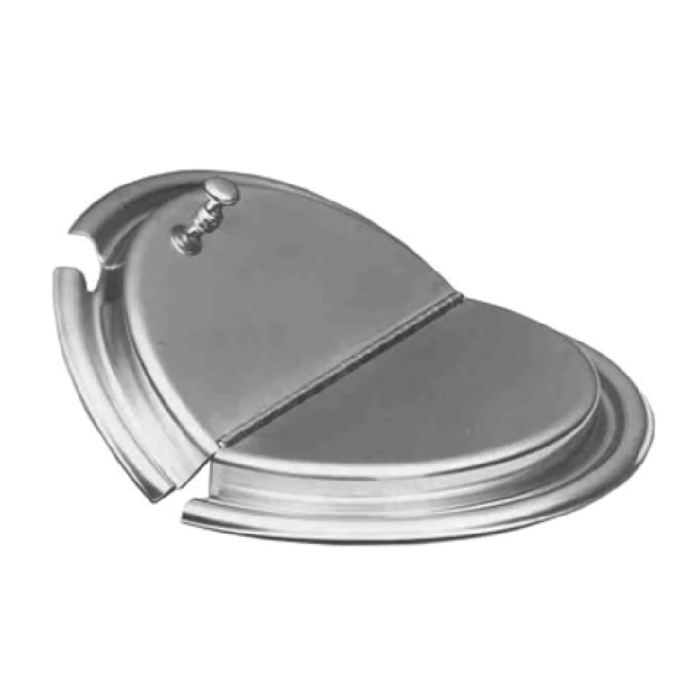 APW Wyott 23790 11 Quart Inset Cover with Clips Slotted Hinged Stainless Steel