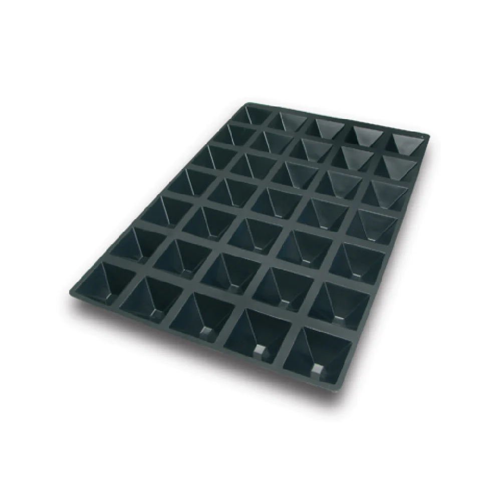 Louis Tellier SQ010 24 Inch Silikomart Mold with Flexible Design Makes 35 Pieces